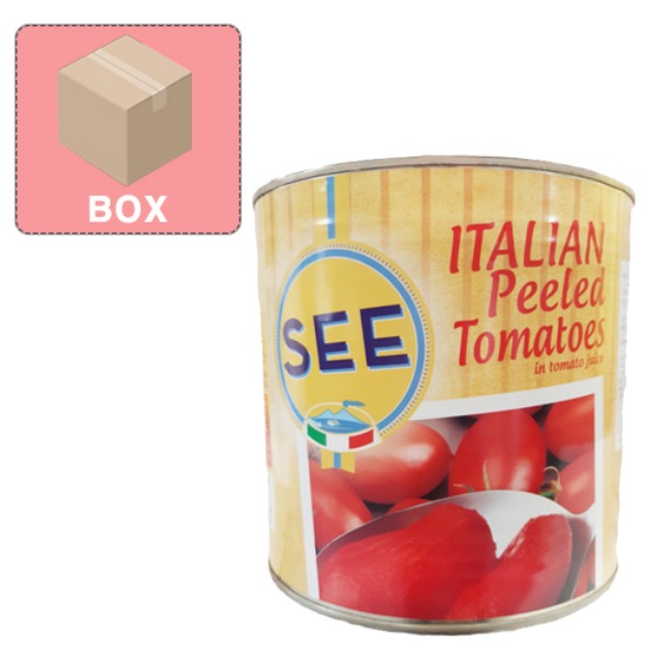 SEE 토마토홀 포모도리 필라티 이탈리아니 2.55kg*6개입[박스]