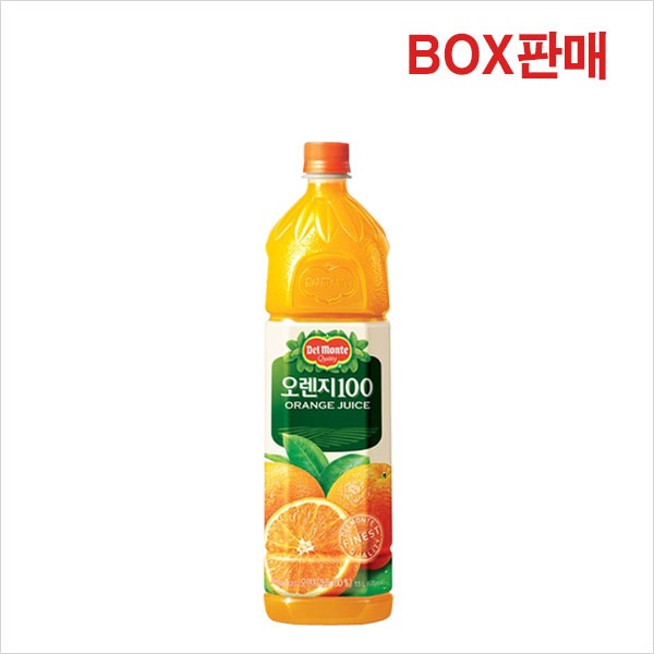 롯데칠성 델몬트 오렌지쥬스 1.5L 12개(박스)