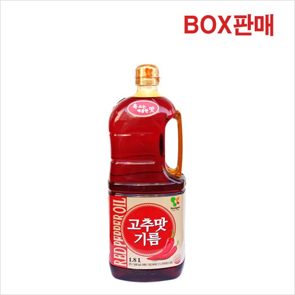 영미 고추맛기름 1.8L 8개(박스)