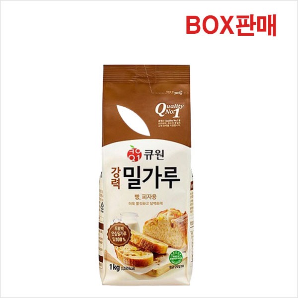큐원 삼양사 강력밀가루 1kg 10개(박스)