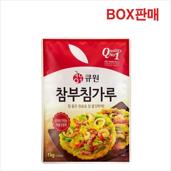 큐원 삼양사 참부침가루 1kg 10개(박스)
